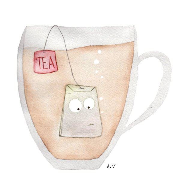 Милые чайные пакетики