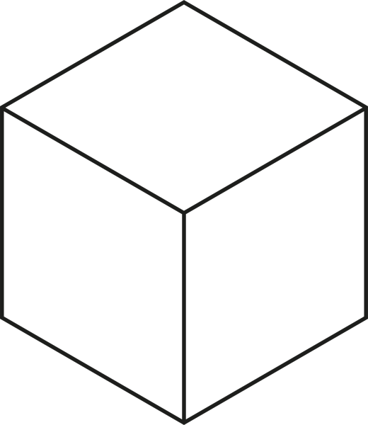 Куб на прозрачном фоне