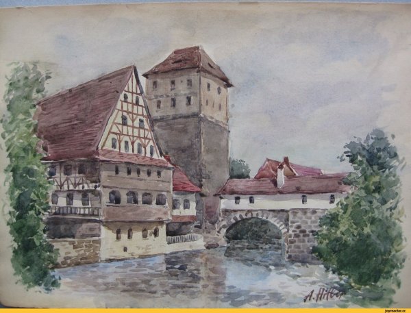 Австрийский художник Адольф Гитлер картины