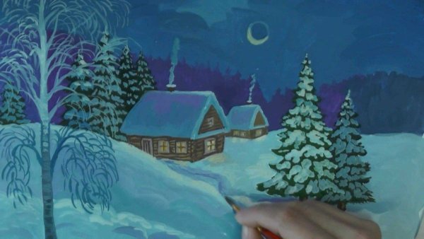 Уютные Рождественские иллюстрации