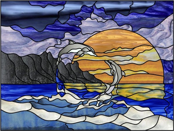 Имитация витража