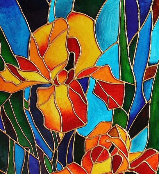 Витражи на стекле