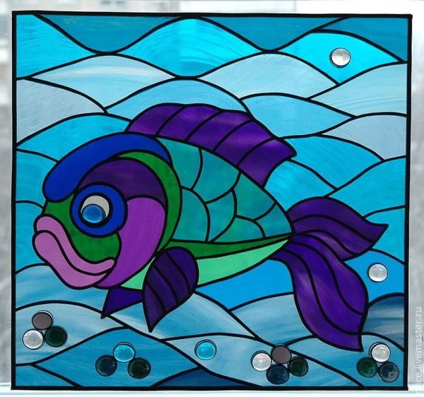 Витраж вино