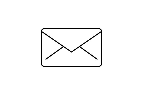 Схематичное изображение конверта