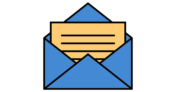 Конверт рисованный