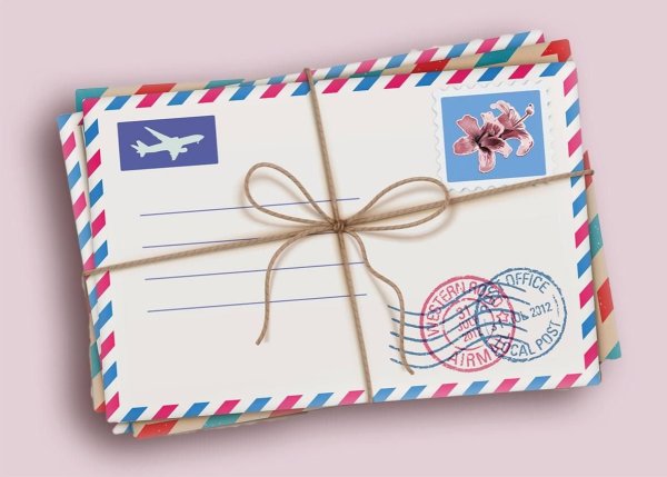 Конверт для письма детский