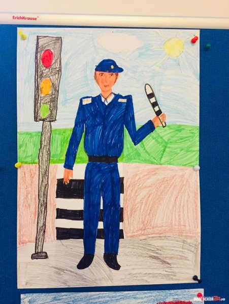 Полицейский рисунок