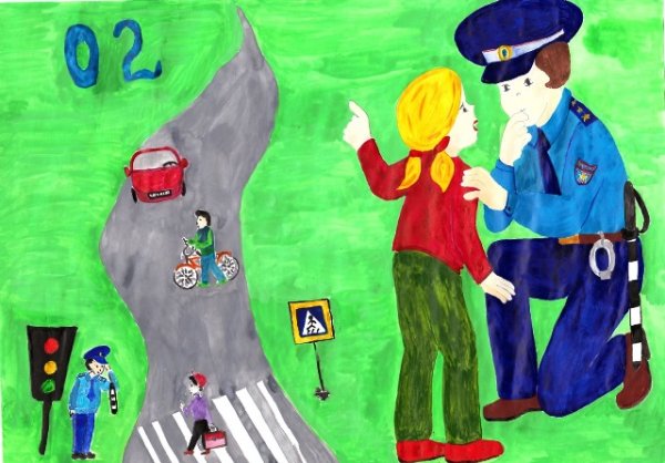 Полиция рисунок