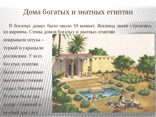 Усадьба вельможи в древнем Египте