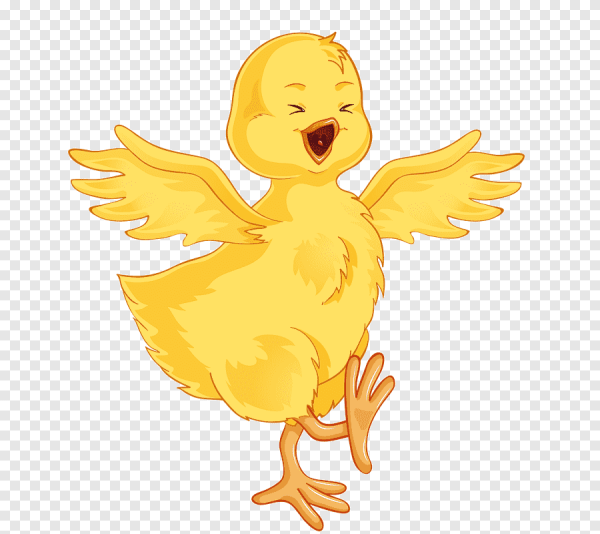 Цыпленок мультяшка