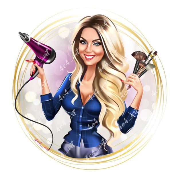 Парикмахер силуэт