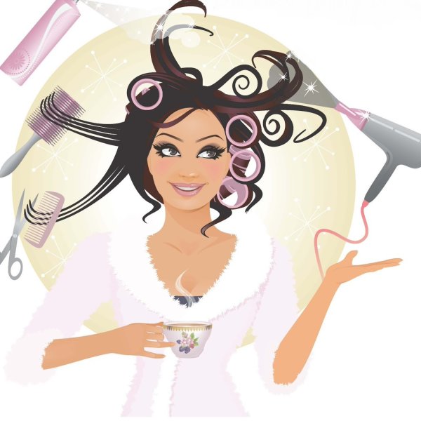 Парикмахер мультяшный