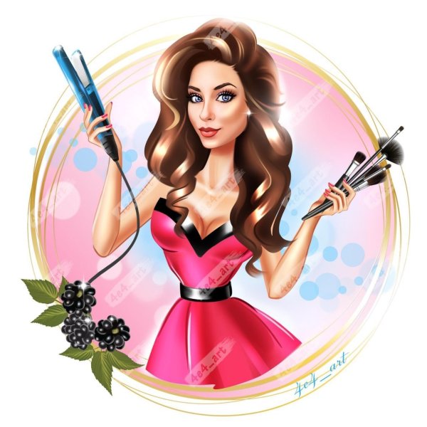 Парикмахер мультяшный