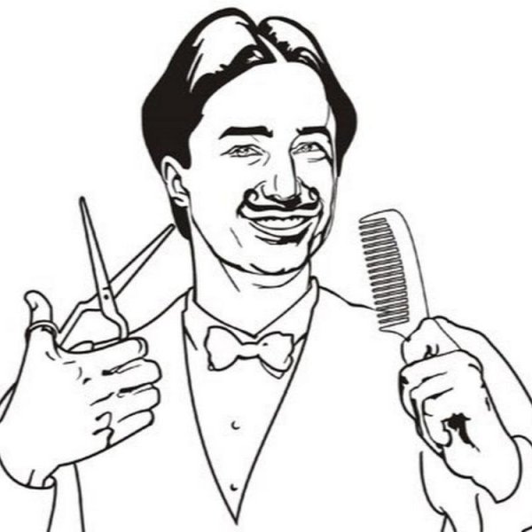 Картина парикмахер