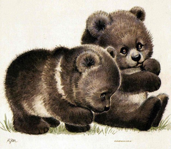 Медведь мультяшный