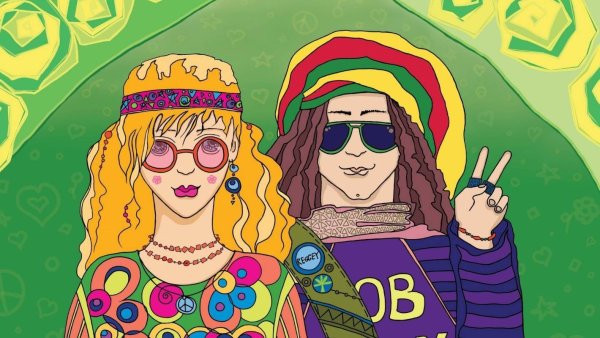 Психоделическое искусство хиппи арт