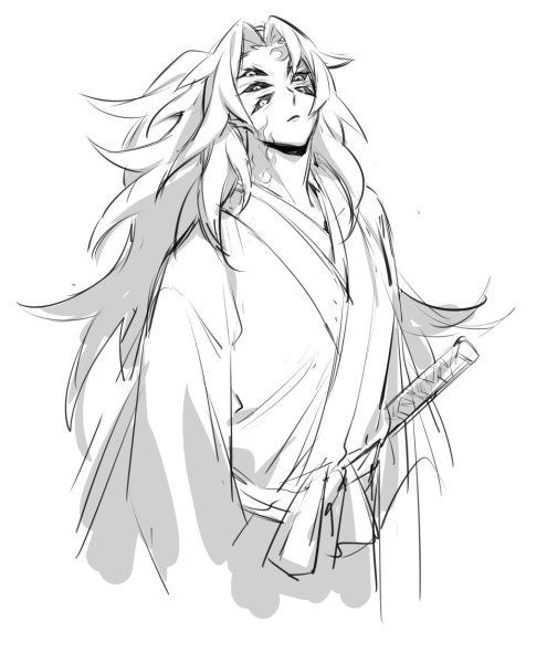 Скетчбук клинок рассекающий демонов