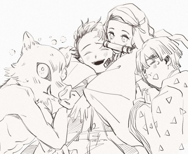 Клинок рассекающий демонов Незуко команда