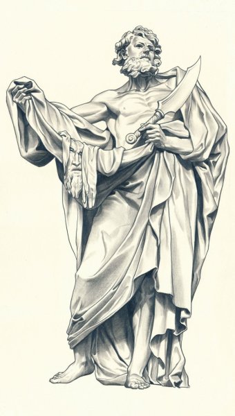 Скульптура карандашом