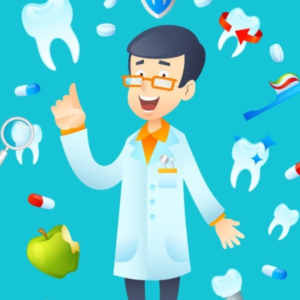 Стоматолог иллюстрация