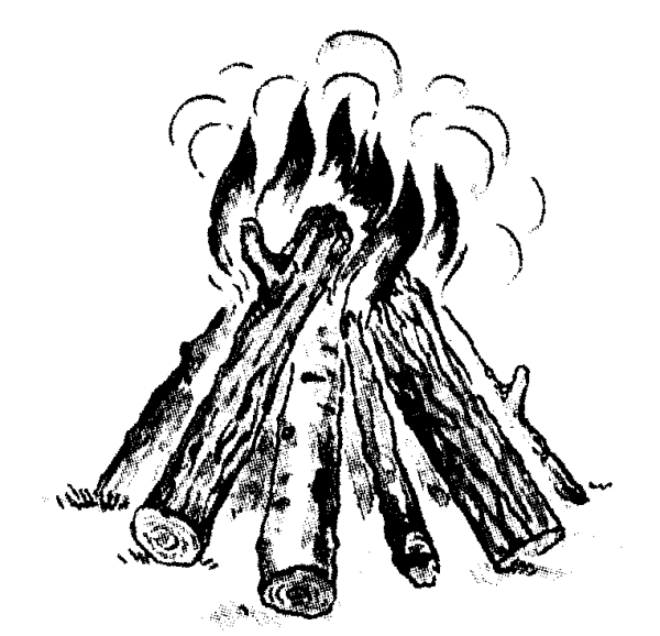 Типы костров сигнальный