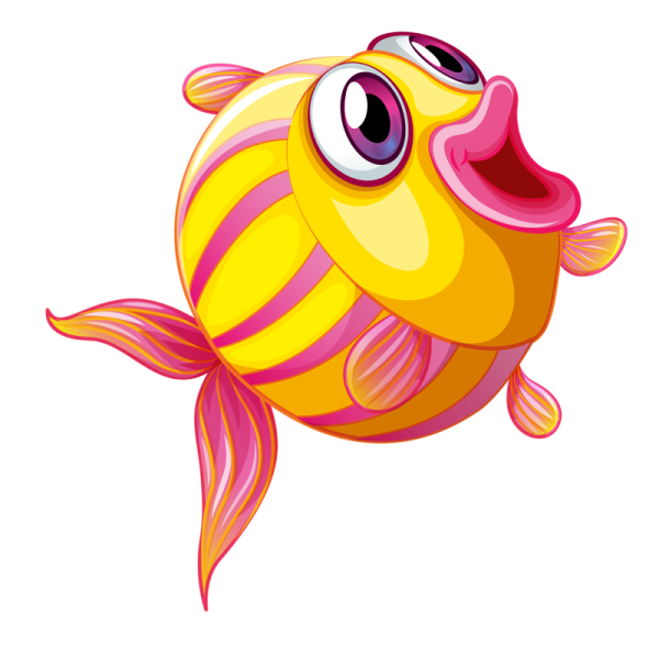 Рыбка мультяшная