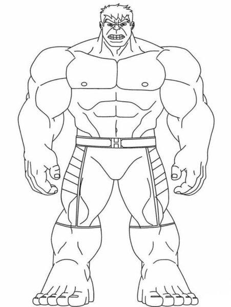 Рисунок супергероя карандашом