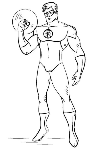 Раскраска Супергерои