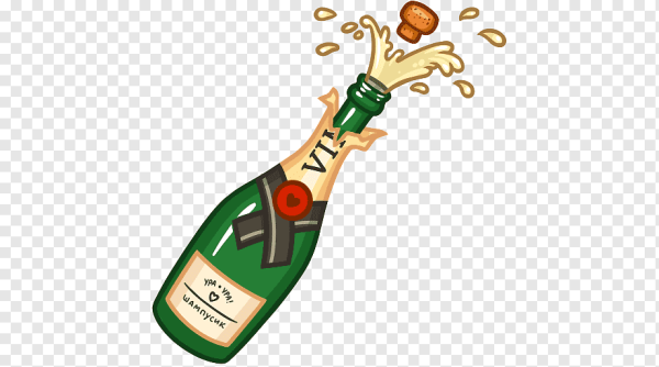 Стикер шампанское