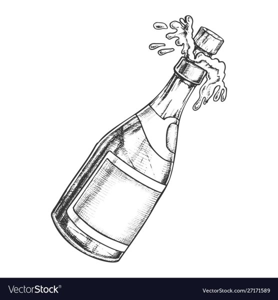 Бутылка шампанского