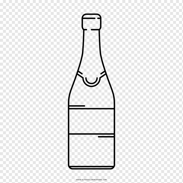 Бутылка контур