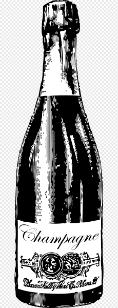 Шампанское трафарет