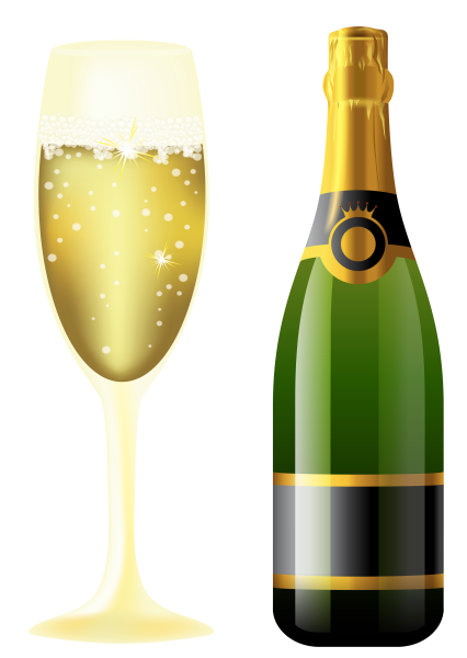 Шампанское вектор
