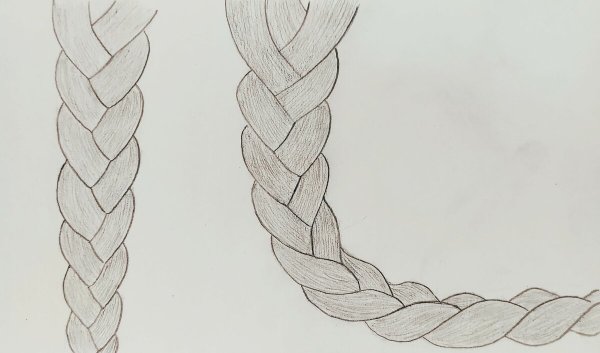 Рисунок косы