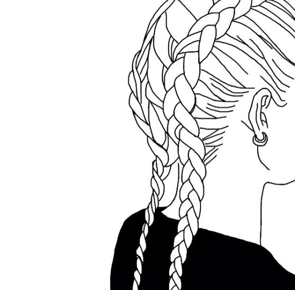 Косичка референс