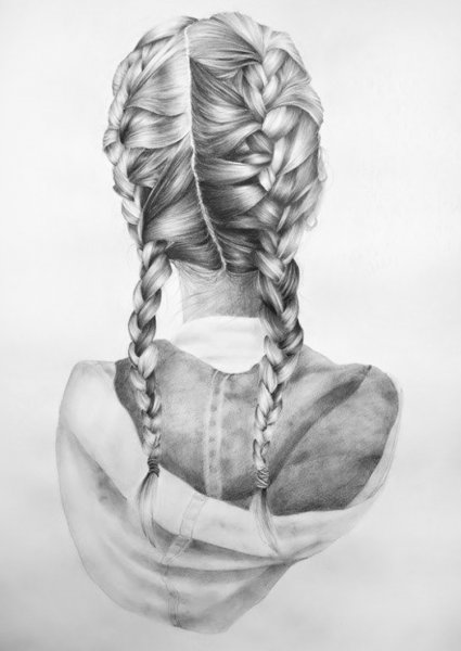 Нарисовать косичку