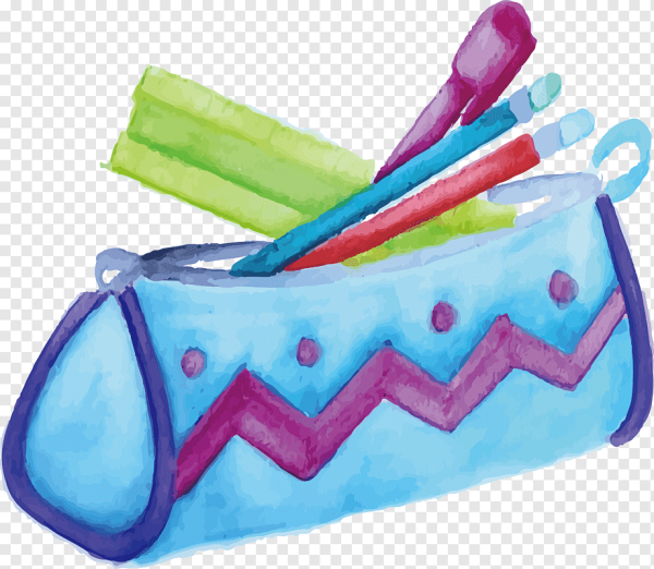 Раскраска пенал школьный