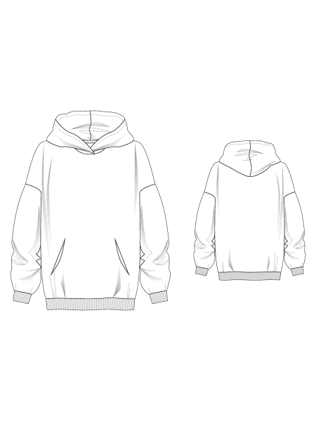 Худи унисекс оверсайз