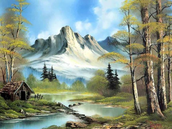 Bob Ross картины