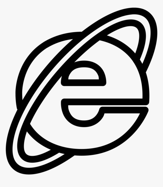 Значок интернета нарисованный