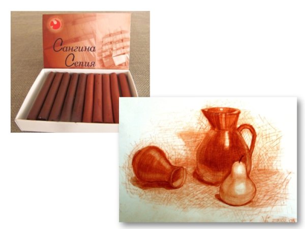 Сангина для рисования