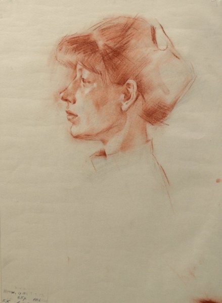 Портрет сангиной Академический