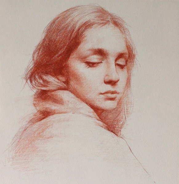 Наброски сепией