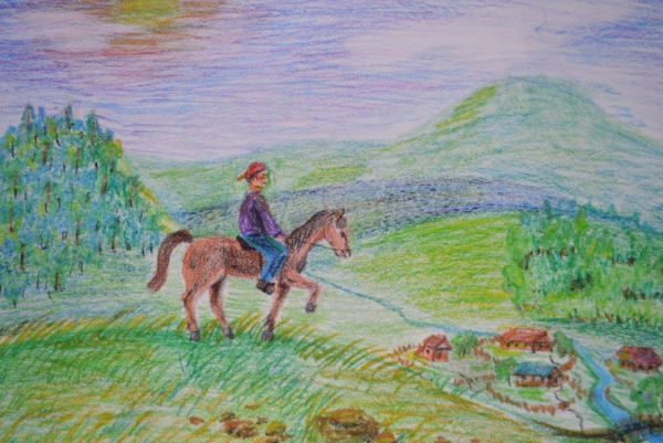 Рисунок на тему природа