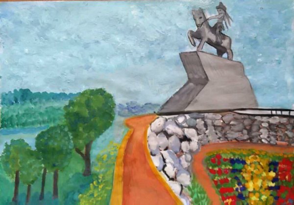 Рисунок на тему Башкортостан мой край родной