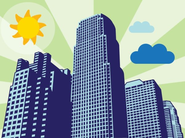 Небоскребы иллюстрация