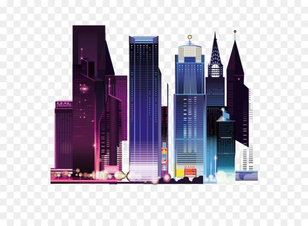 Небоскреб на белом фоне