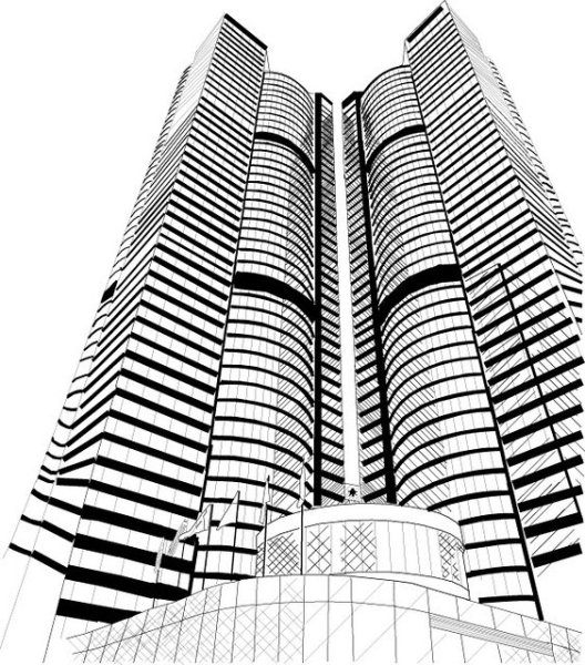 Эскиз небоскреба