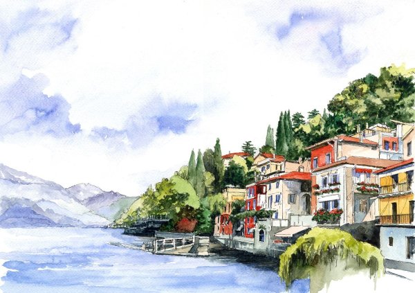 Италия иллюстрации