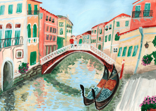 Италия иллюстрации